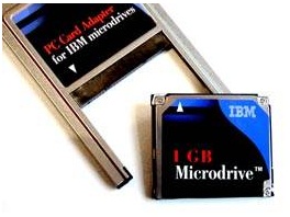 IBM Microdrive-compact Flash 1 GB