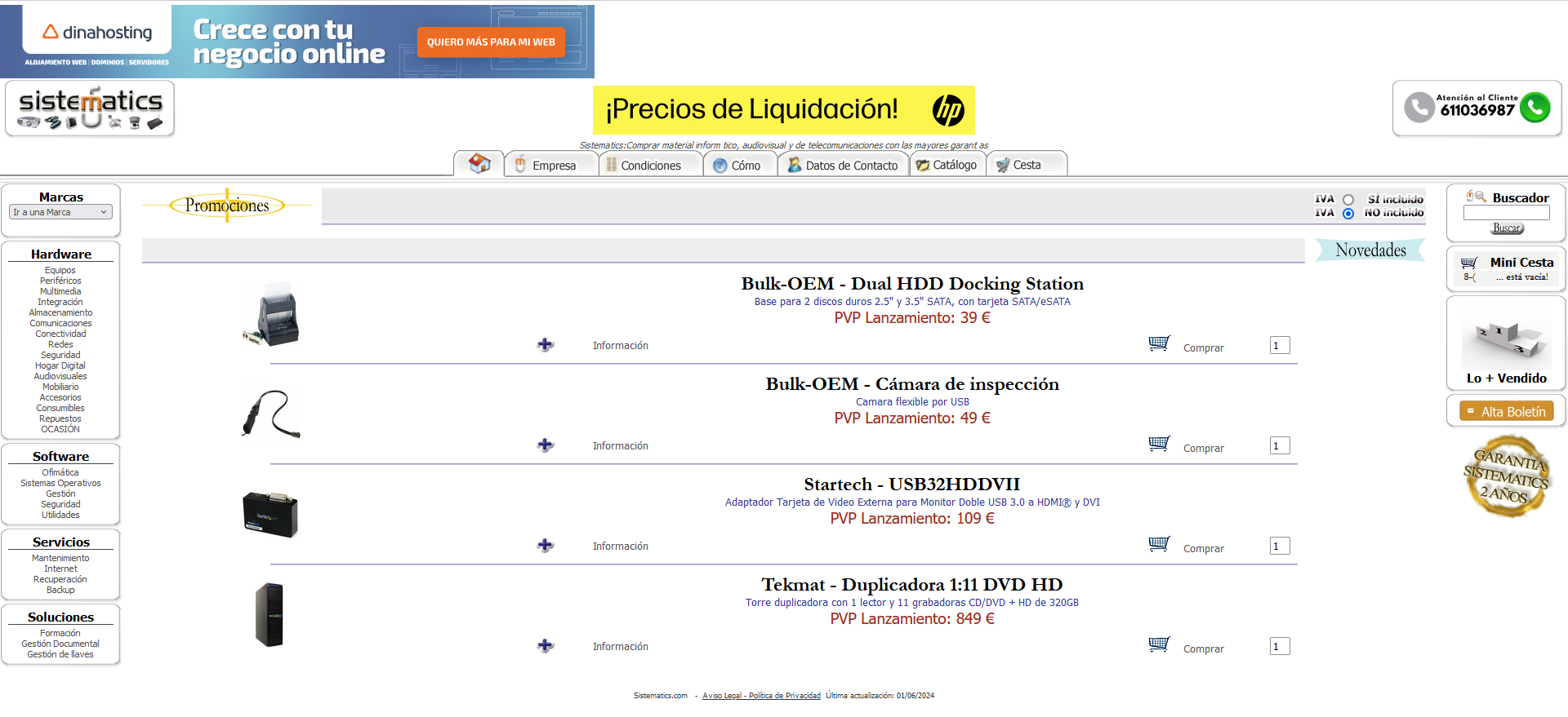 Sistematics.com - Catálogo Online para Empresas