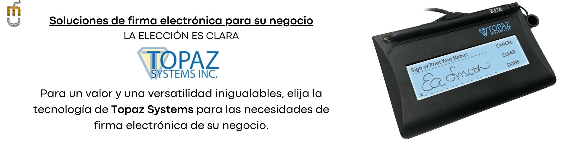 Paneles de firmas Topaz
